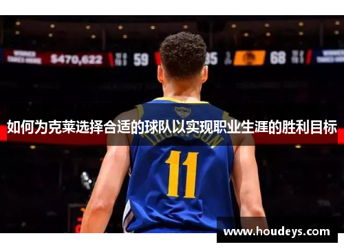 如何为克莱选择合适的球队以实现职业生涯的胜利目标
